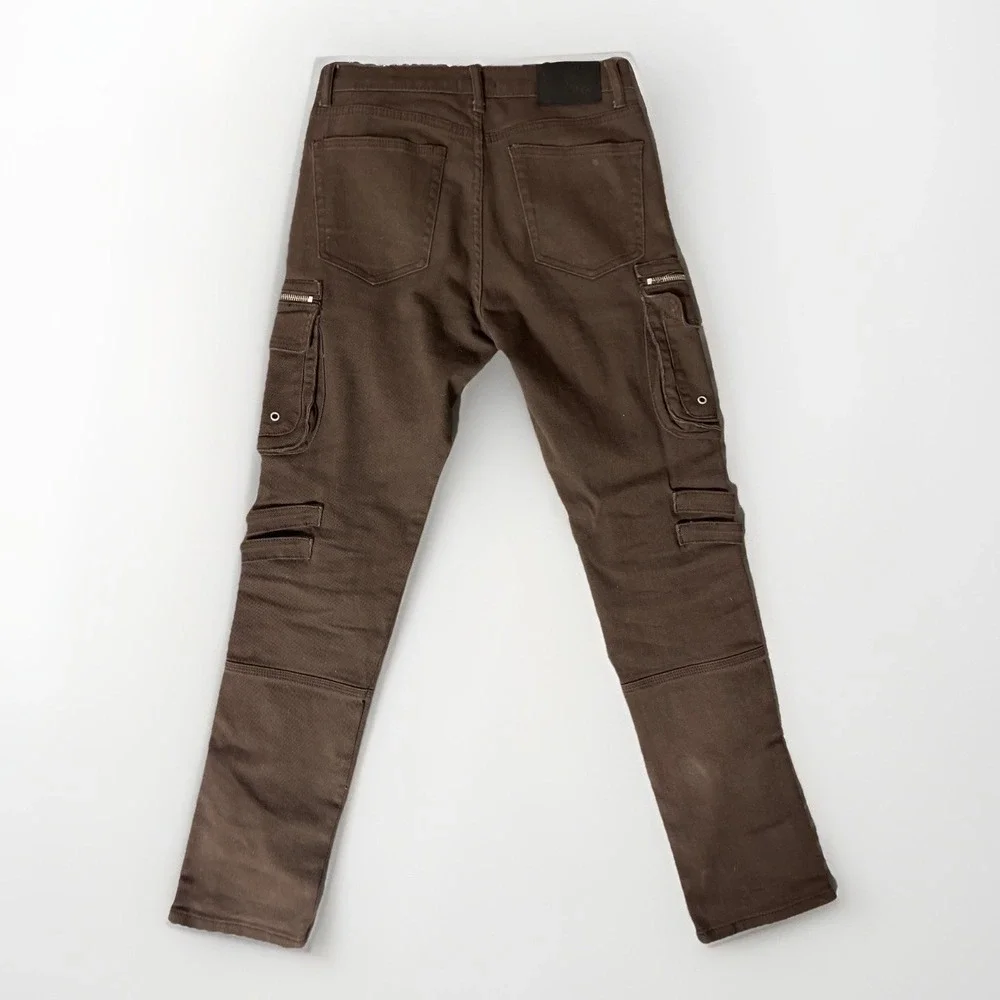 Forever 21 Men's Brown Slim Cargo Pocket Jeans Size 30
